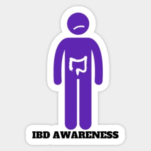 IBD Awareness Silhouette Sticker